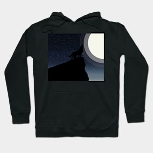 Howling at the mystical sphere Hoodie